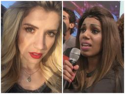 Laurita Fernández, enfrentada a Mimi y Cande Tinnelli. Laurita Fernández, enfrentada a Mimi y Cande Tinnelli.