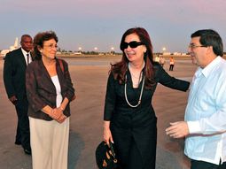 cristina en cuba: es una visita de solidaridad a un amigo cristina en cuba: es una visita de solidaridad a un amigo