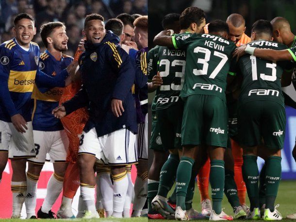El historial entre argentinos y brasileños que desempatarán Boca y Palmeiras