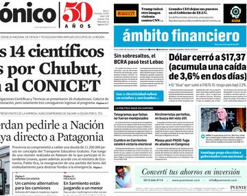 Tapas de diarios del miércoles 16 de agosto de 2017