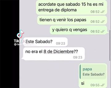 Padre estalló porque el colegio convocó a la entrega de diplomas para este sábado a las 15