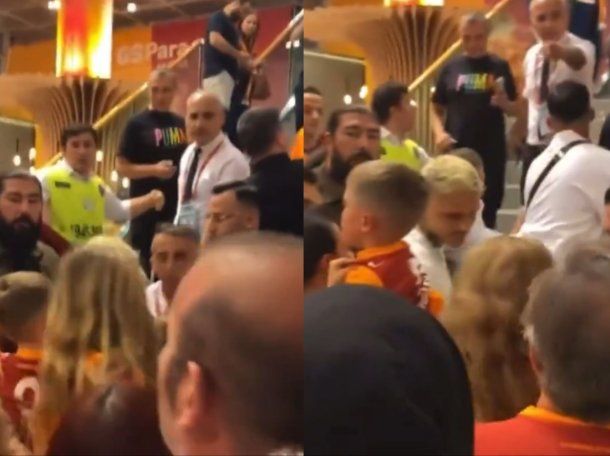 Viral: la indignante reacción de la China Suárez en el video donde Mauro Icardi cabecea a un fan