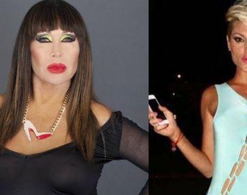 Moria Casán y Vicky Xipolitakis cenaron juntas en Palermo