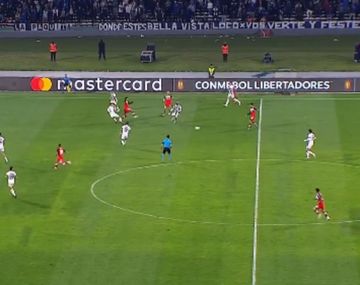 El tremendo pisotón de Lucas Suárez que vio la roja en Talleres vs River