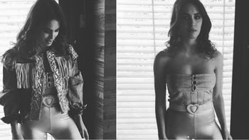 El look de Lali Espósito para ser vedette en Sandro de América El look de Lali Espósito para ser vedette en Sandro de América