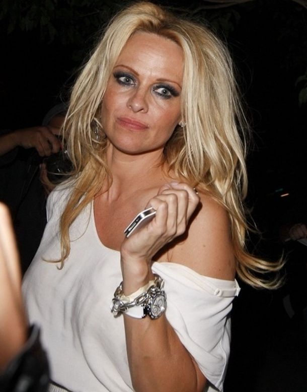 La noche de locura y excesos de Pamela Anderson