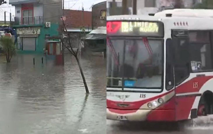 Inundaciones tras el temporal: vecinos atrapados por el agua en Villa Celina