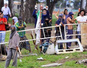 Las imágenes del feroz ataque a ambientalistas en Córdoba