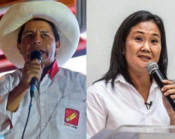 Voto a voto en Perú: Castillo se impone a Fujimori por un mínimo margen