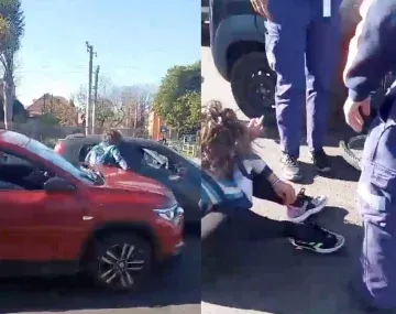 Relato salvaje: atropelló a un ciclista tras una discusión y chocó un auto en la huída