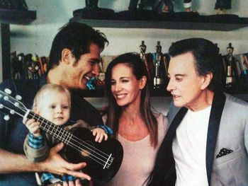 Guillermo Andino festejó el primer año de su hijo con un show de Palito Ortega