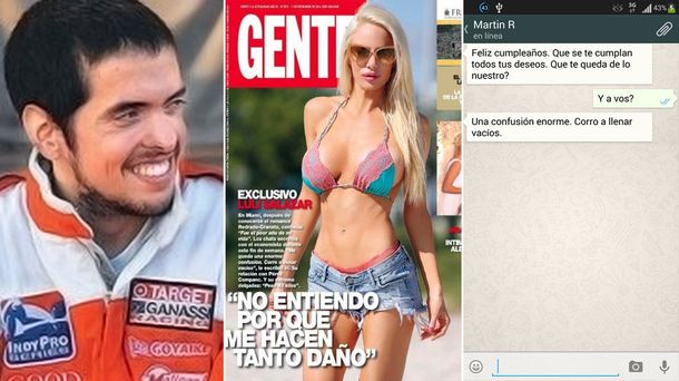 Los mensajes que revelarían la infidelidad de Luciana Salazar