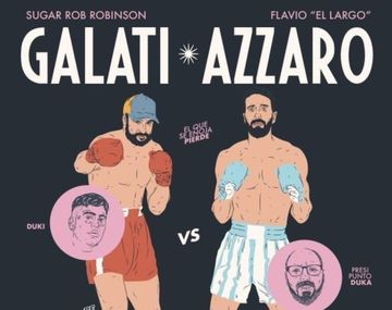 Confirmaron pelea en ring entre Azzaro y Rober Galati