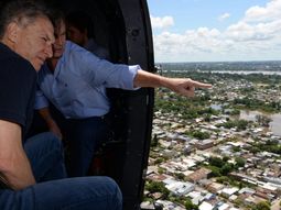 macri sobrevolara el centro santafesino afectado por las inundaciones macri sobrevolara el centro santafesino afectado por las inundaciones