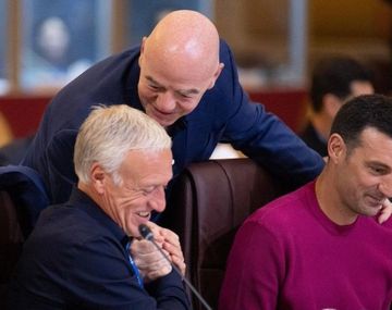 Scaloni volvió a Qatar y vivió un momento particular