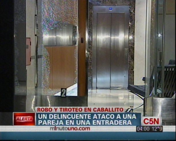 Entradera violenta en Caballito: un herido producto de un balazo