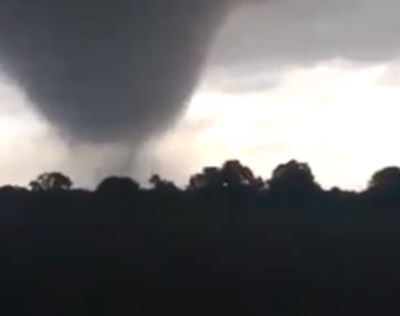 VIDEO: Un potente tornado azotó el norte de Santa Fe