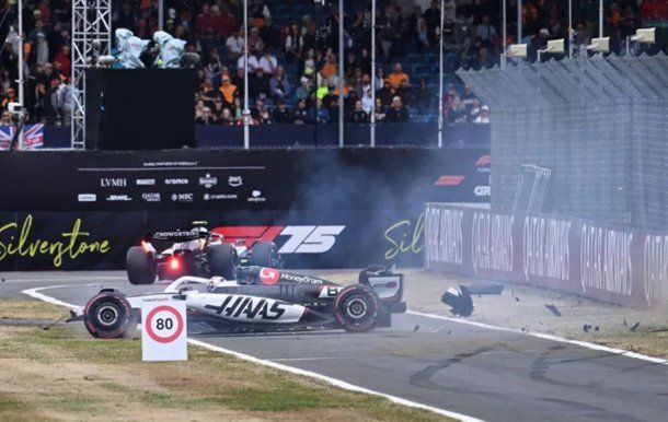 Dura sanción a Oliver Bearman por chocar bajo bandera roja en Silverstone