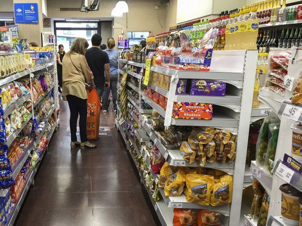 La inflación en alimentos fue menor al 4,5% en el último mes