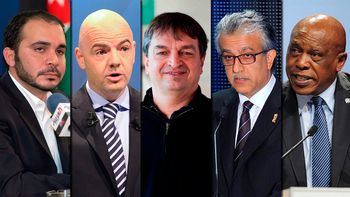 con platini en duda, estos son los cinco aspirantes a presidir la fifa