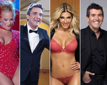 María Eugenia Ritó, Artaza, Catherine Fulop, Miguel Angel Cherutti y Jimena Barón
