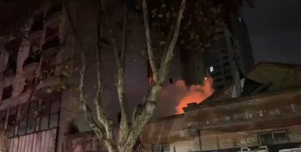 Incendio en un edificio de San Telmo afectó a tres pisos