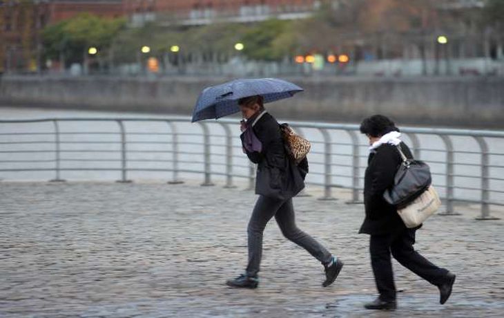 Lanzan un alerta por probables tormentas fuertes y granizo