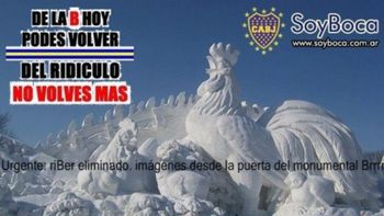 los hinchas de boca se rien de la eliminacion los hinchas de boca se rien de la eliminacion