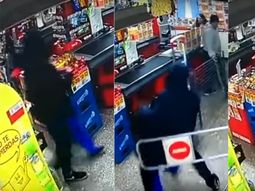 Asaltó un supermercado con una nena como escudo