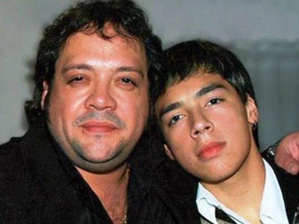 Nico Mattioli junto a su padre Leo Mattioli en su juventud