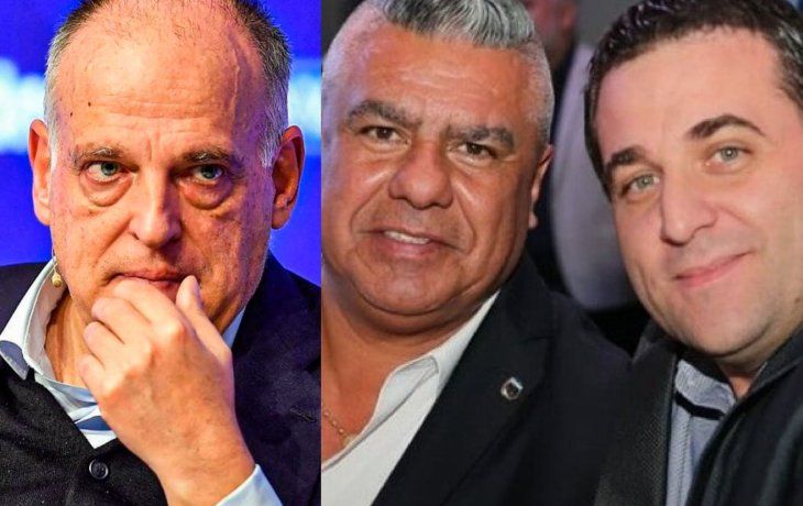 Pablo Toviggino, de AFA, cruzó fuerte a Javier Tebas, presidente de La Liga de España.