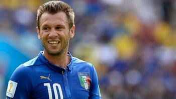 Cassano era habitual en la lista de la Selección italiana Cassano era habitual en la lista de la Selección italiana
