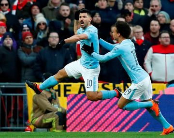 El golazo del Kun Agüero en la final de la Copa de la Liga