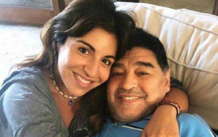 Comnovedora carta de Gianinna para Diego: Bajá un ratito y abrazame, te amo