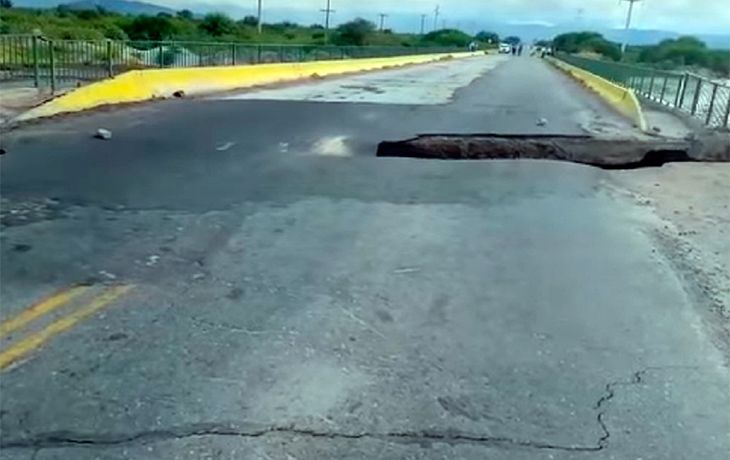 La zona está interrumpida al tránsito