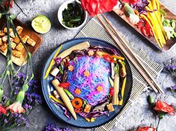 Fideos unicornio, la nueva tendencia en Instagram Fideos unicornio, la nueva tendencia en Instagram