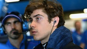 La frustración de Franco Colapinto en el GP de Barcelona. La frustración de Franco Colapinto en el GP de Barcelona.