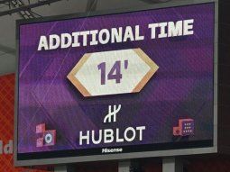 Los primeros cinco partidos del Mundial superaron los 100 minutos de juego