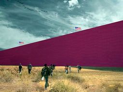 El muro de Trump, según la irónía mexicana El muro de Trump, según la irónía mexicana