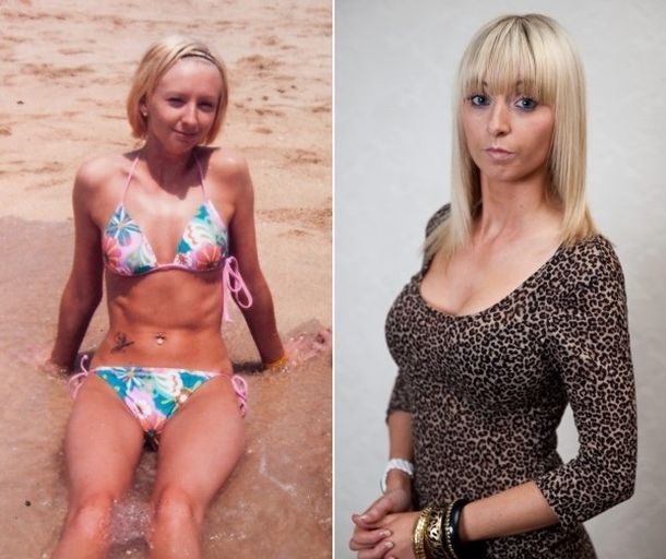 El antes y después de Lauren