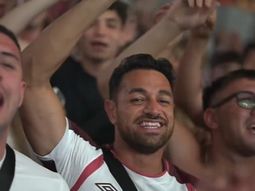 Un ídolo en la tribuna: Lautaro Acosta estuvo en el Maracaná para ver a Lanús campeón