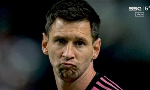 La reacción de Messi tras el 3-1 del Al-Hilal ante Inter Miami