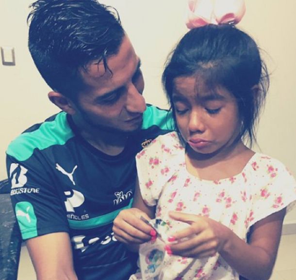 Se convirtió en refuerzo de Racing, pero su hija no se lo perdonó