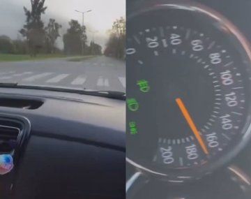 Otra Toretto al volante: una joven se grabó junto a una amiga manejando a 180 km/h en Berisso