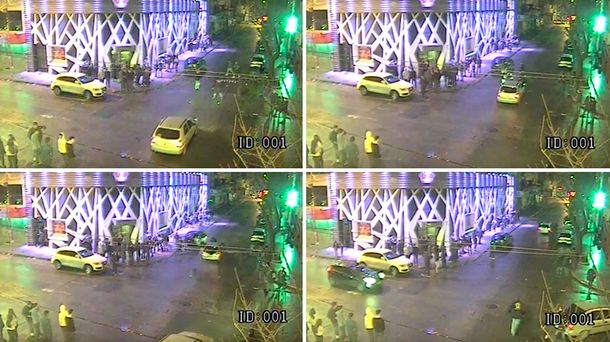 VIDEO: Atropelló a un policía y lo llevó en el capó cuatro cuadras