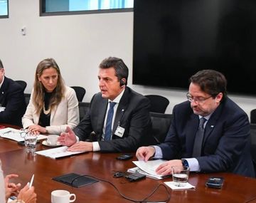 Massa continúa su agenda en EEUU: se reúne con la directora del FMI