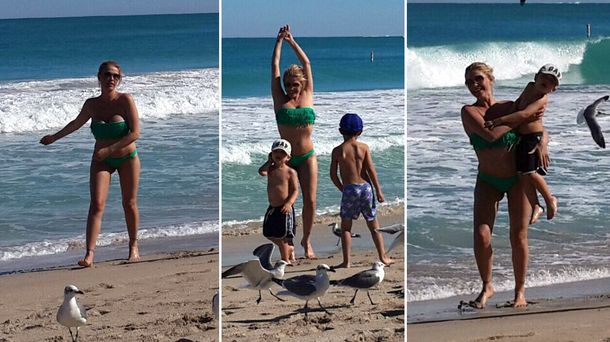 Playa, sol y bikini: mirá las fotos de Nazarena Vélez en Miami