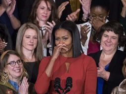 Michelle Obama se mostró al natural Michelle Obama se mostró al natural