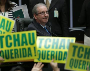 Eduardo Cunha durante el proceso de destitución de Dilma Rousseff