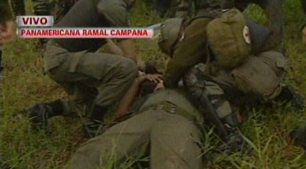 Violentos incidentes en Panamericana: un gendarme resultó herido